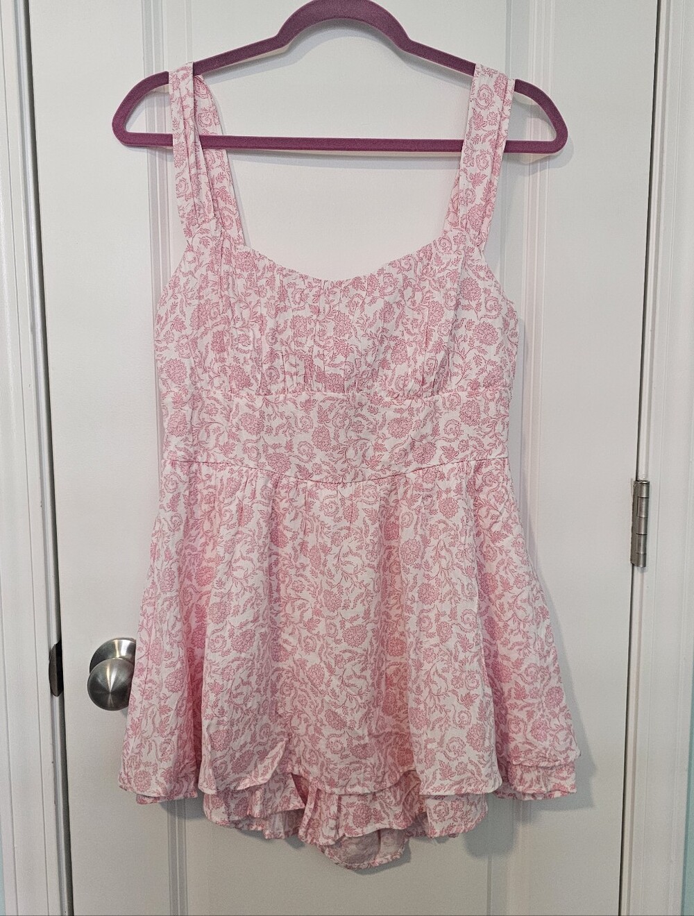 NWT- Altrd State Ivory & Pink Skort Dress- Size Large
